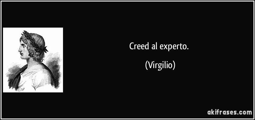 Creed al experto. (Virgilio)