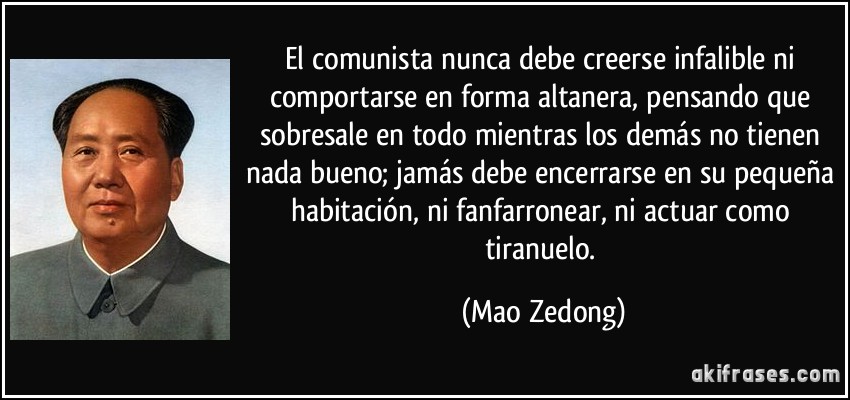 El comunista nunca debe creerse infalible ni comportarse en... Claus dalby juledekorationer