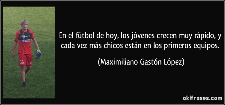 En el fútbol de hoy, los jóvenes crecen muy rápido, y cada vez más chicos están en los primeros equipos. (Maximiliano Gastón López)